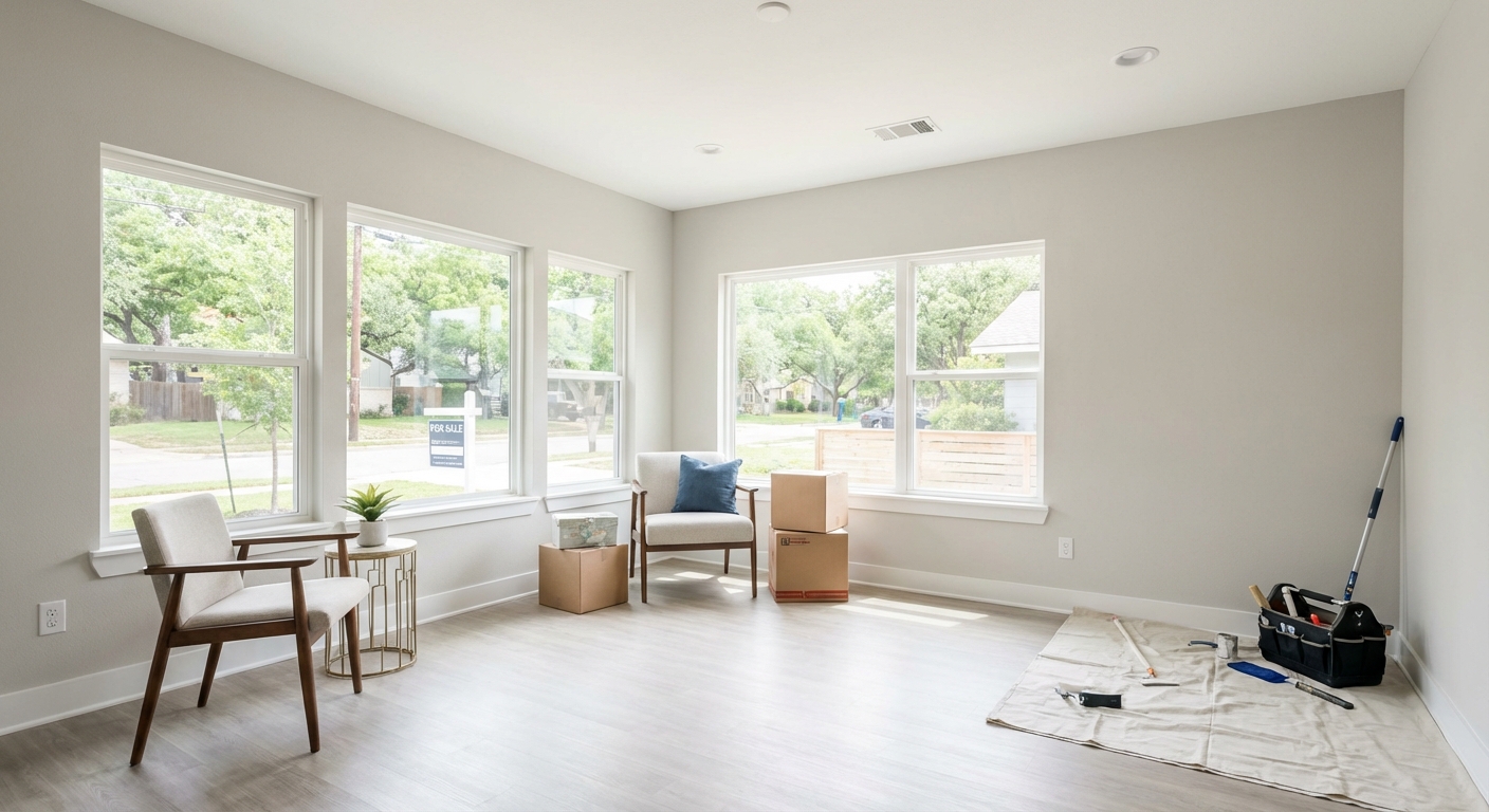 Interior painting in Austin increases home value and appeal before selling