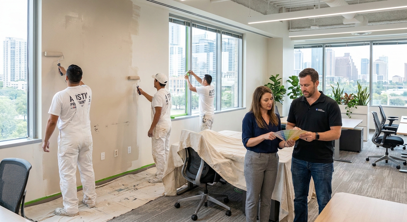 Commercial Painting in Austin for Offices That Need a Refresh