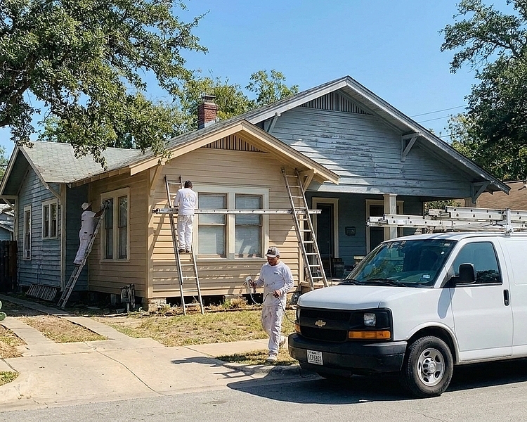 Exterior Painting in Austin for Homes With Fading Siding