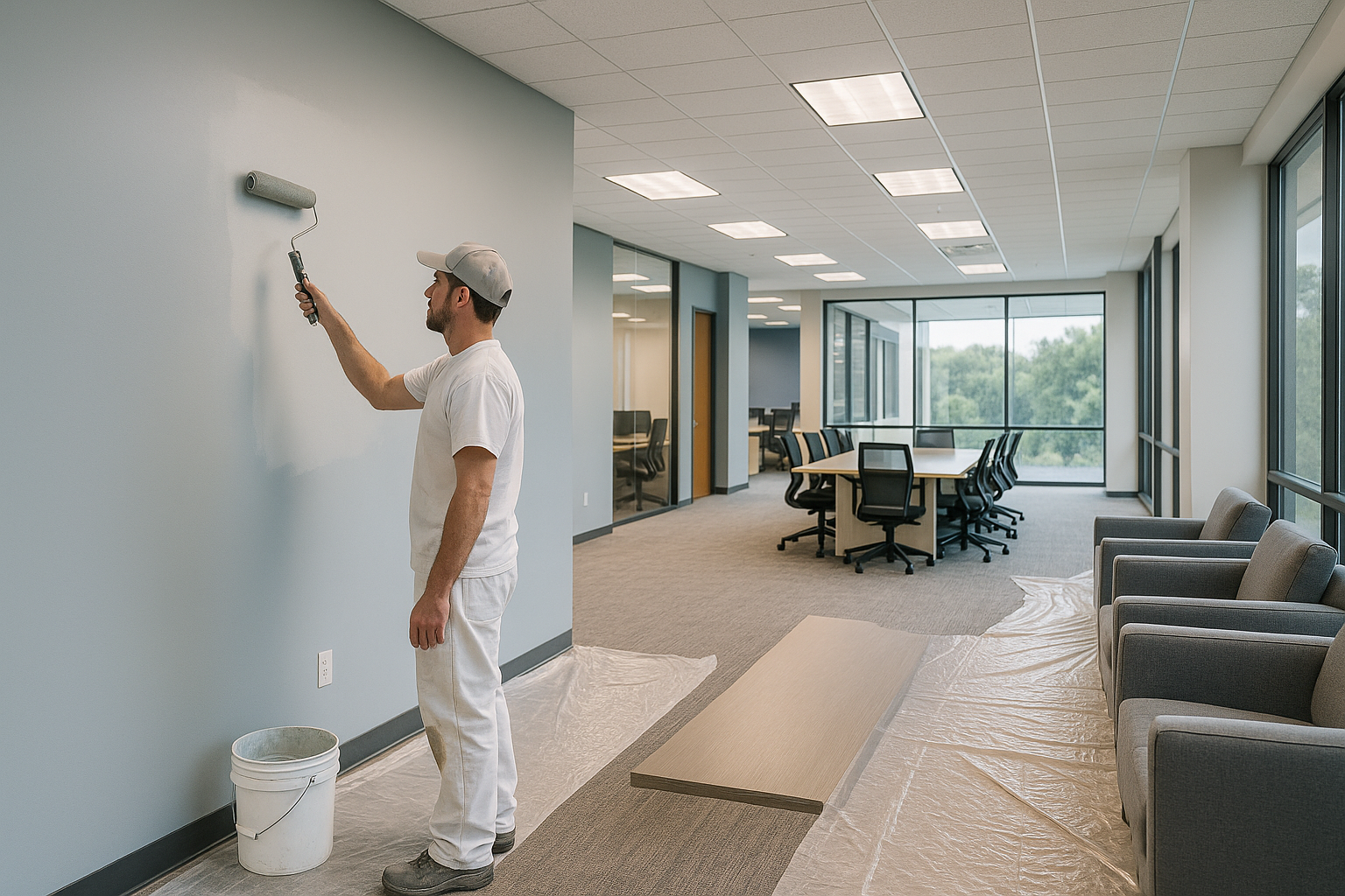 Interior Painting for Businesses in Austin