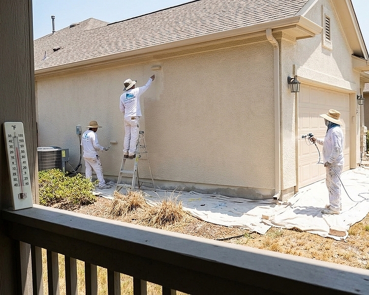 Is Exterior Painting on Stucco Homes in Austin Worth Doing During Hot Weather?