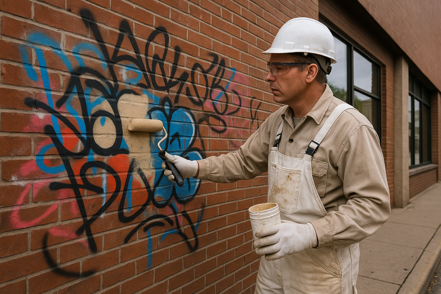 Graffiti Removal & Repainting Services in Austin