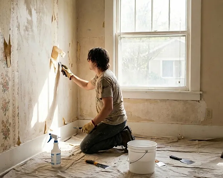 What is the Best Way to Remove Wallpaper in Your Austin Home?