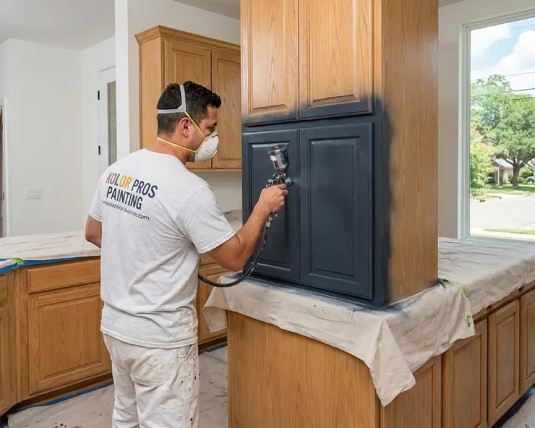 Updating Kitchen Cabinets With Professional Painting in Austin