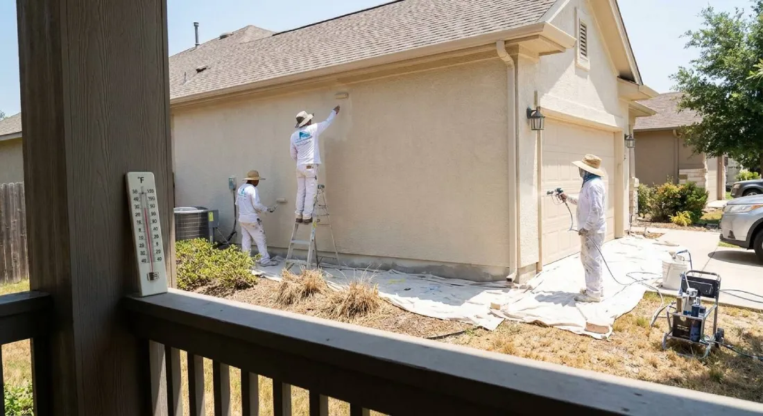 Is Exterior Painting on Stucco Homes in Austin Worth Doing During Hot Weather?
