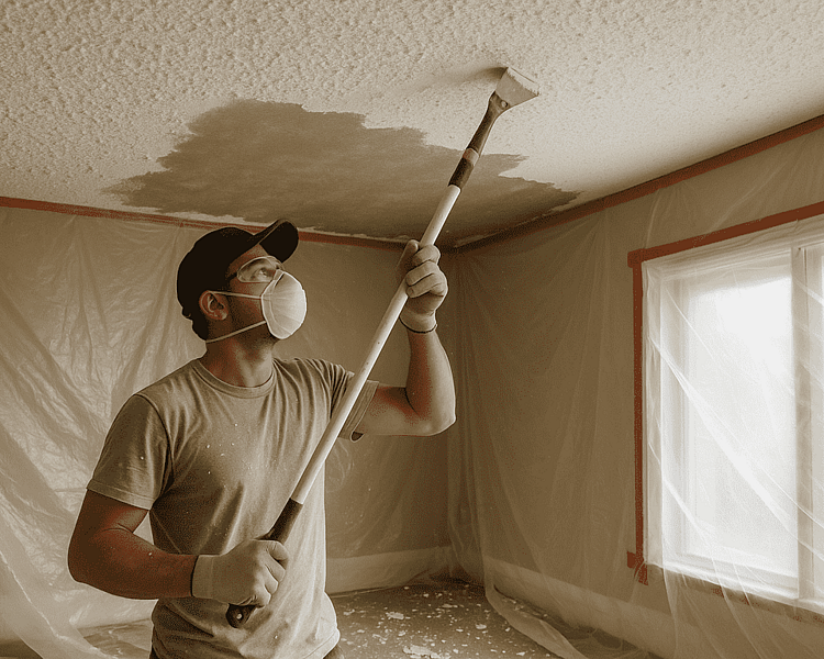 Should You Remove Popcorn Ceilings in Austin Before Painting?